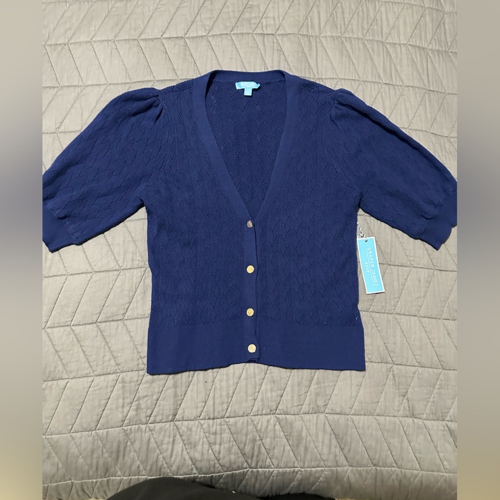 Draper James Deep Blue Sweater